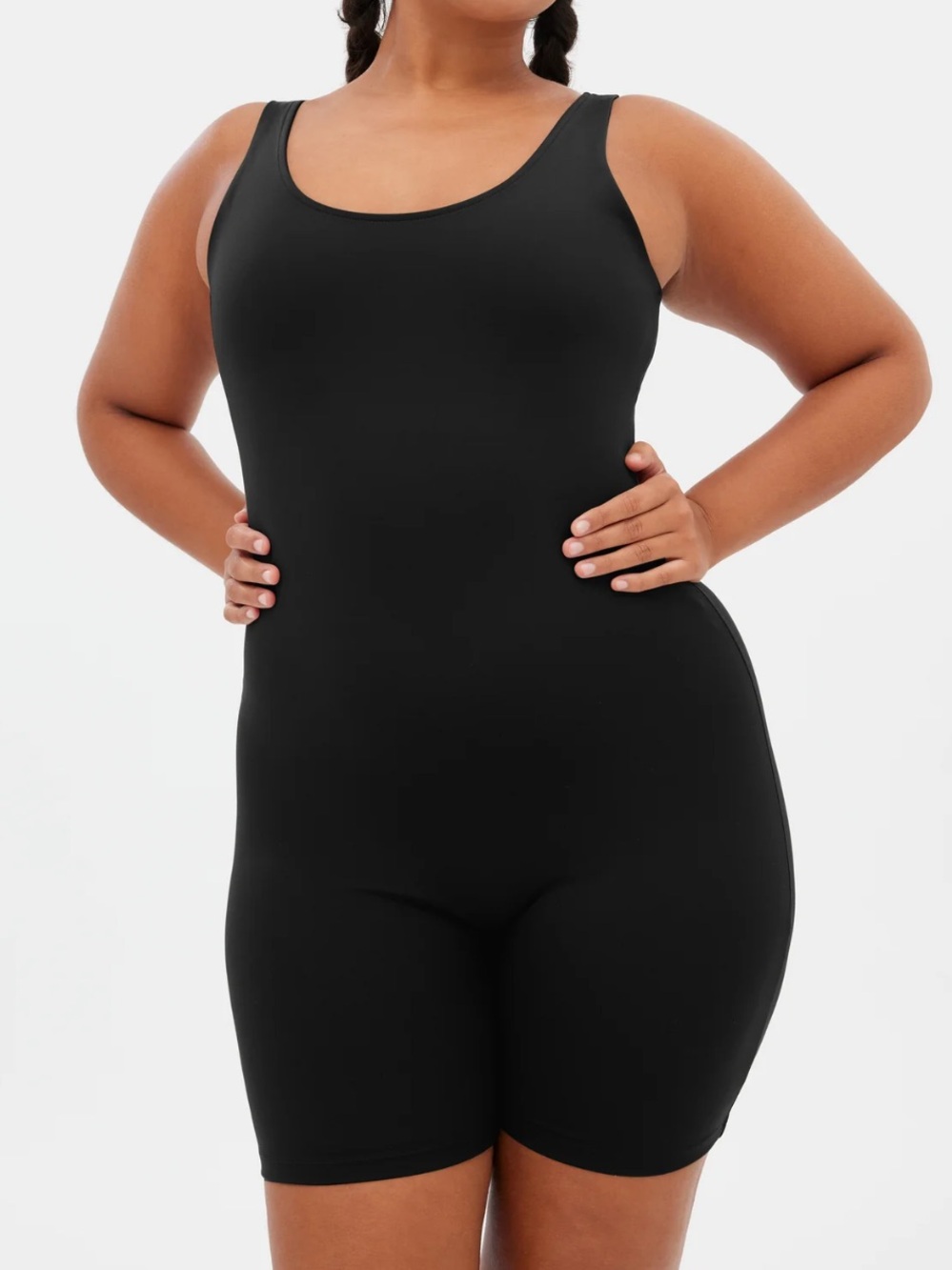 Collective Girlfriend Black Skyline Bike Unitard